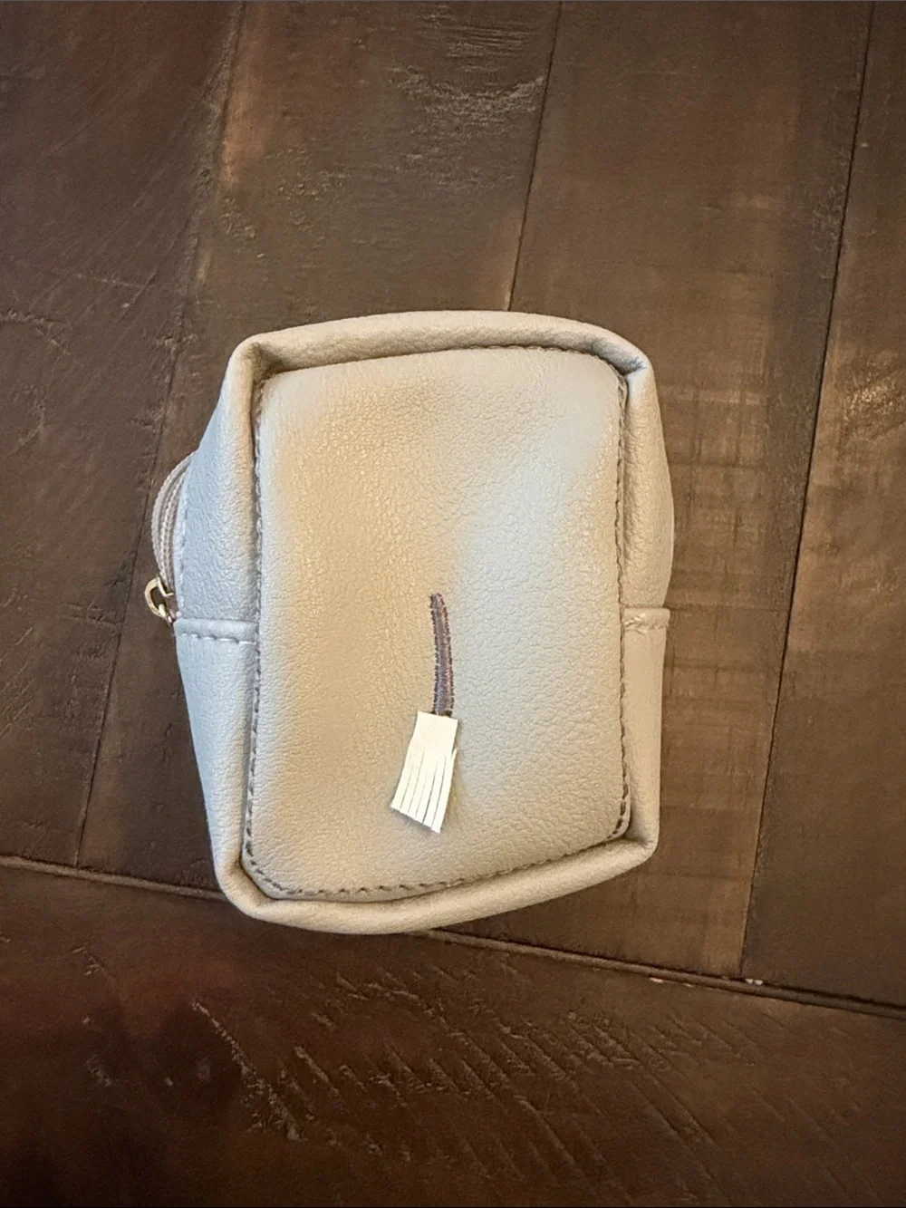 Kids Gray Goat Coin Purse with Tassel Detail